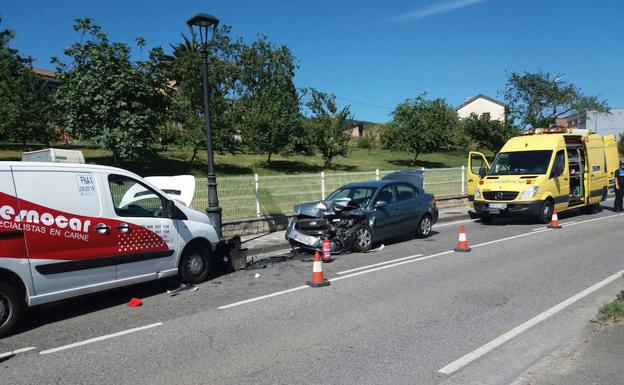 Estado en el que quedó el coche implicado en el suceso.