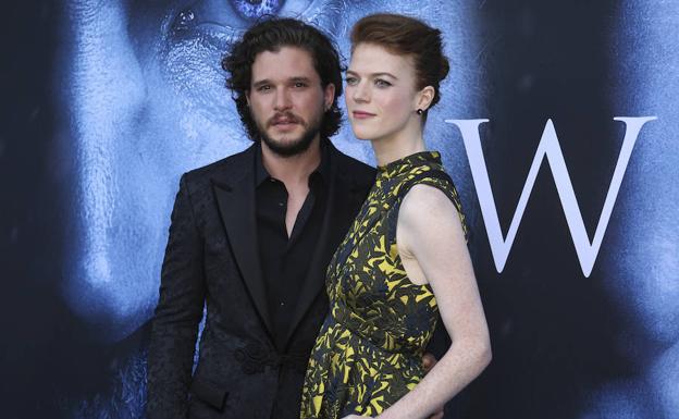 Kit Harington y Rose Leslie./