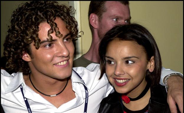 David Bisbal y Chenoa./