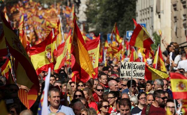 Manifestación en Barcelona./Efe