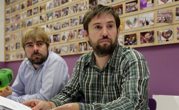 Daniel Ripa y Javier Pintado durante la rueda de prensa de este martes./Mario Rojas