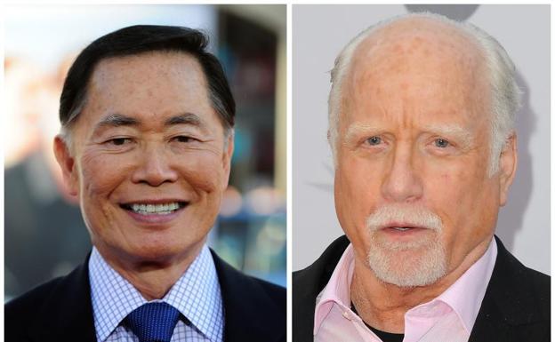 George Takei y Richard Dreyfuss./Afp