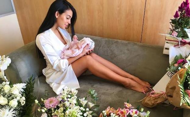 El tierno mensaje de Georgina Rodríguez tras dar a luz a su primera hija
