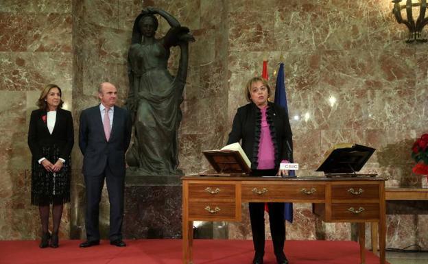 Rosa Menéndez toma posesión como presidenta del CSIC./EFE