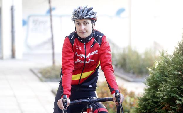 La ciclista Aida Nuño La ciclista Aida Nuño