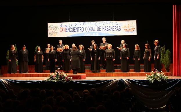 Concierto en la pasada edición del Encuentro Coral de Habaneras /MARIETA