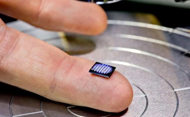 Imagen de un chip./IBM