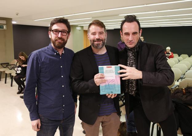 Fernan del Val Ripollés, Eduardo Viñuela e Igor Paskual. :: D. ARIENZA/