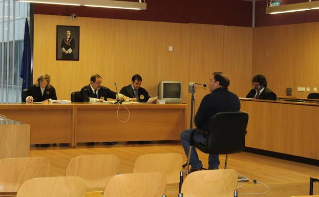 El acusado, durante el juicio./A. G-O.