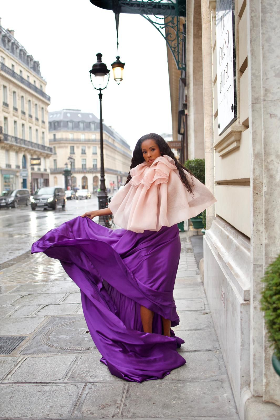 Uno de los diseños que Marcos Villafruela mostró el pasado viernes en París.