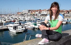 ILUSIÓN. Ángela Pumariega, ayer en Gijón, confía en hacer una buena temporada. / ALEX PIÑA/