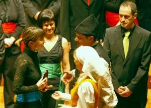Momento de una de las entregas de premios. ::
MARIETA/