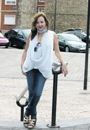 Carmen Machi en Los Canapés, el año pasado. ::
MARIETA/