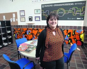 Sonia Fernández, directora de Reciella en el centro. ::
ÁLEX PIÑA/