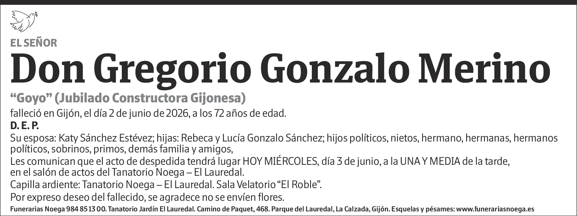 Gregorio Gonzalo Merino