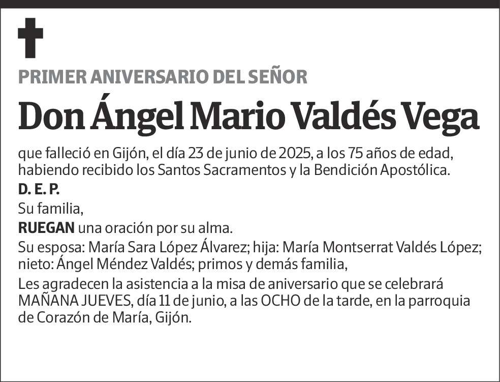 Ángel Mario Valdés Vega