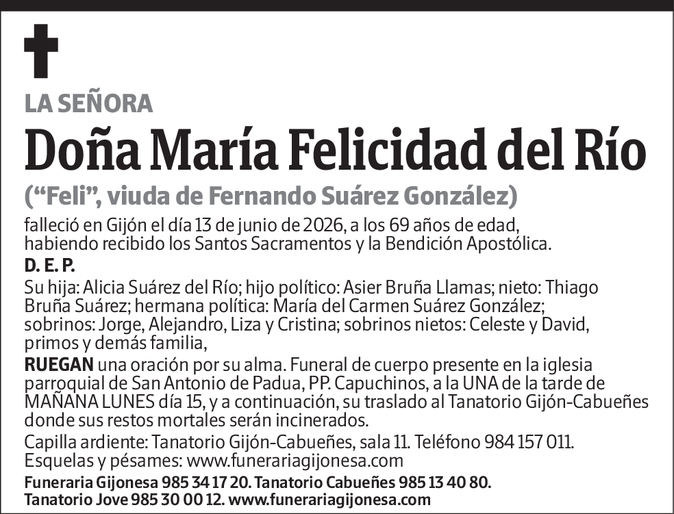 Maria Felicidad del Río