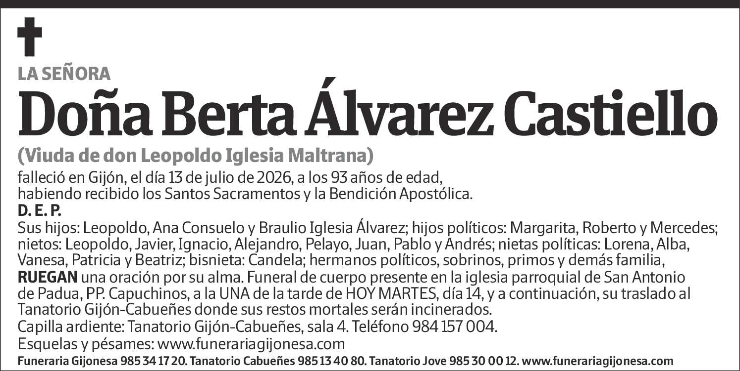 Berta Álvarez Castiello