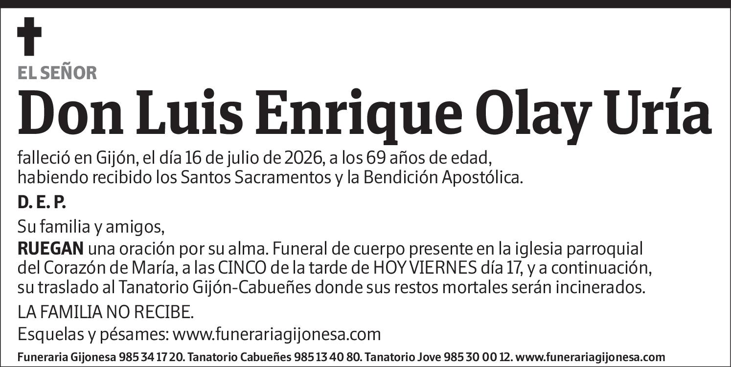 Luis Enrique Olay Uría