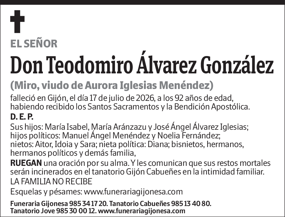 Teodomiro Álvarez González