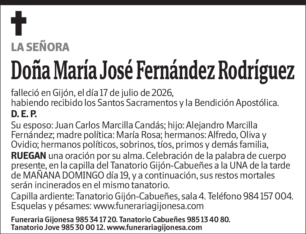 María José Fernández Rodríguez