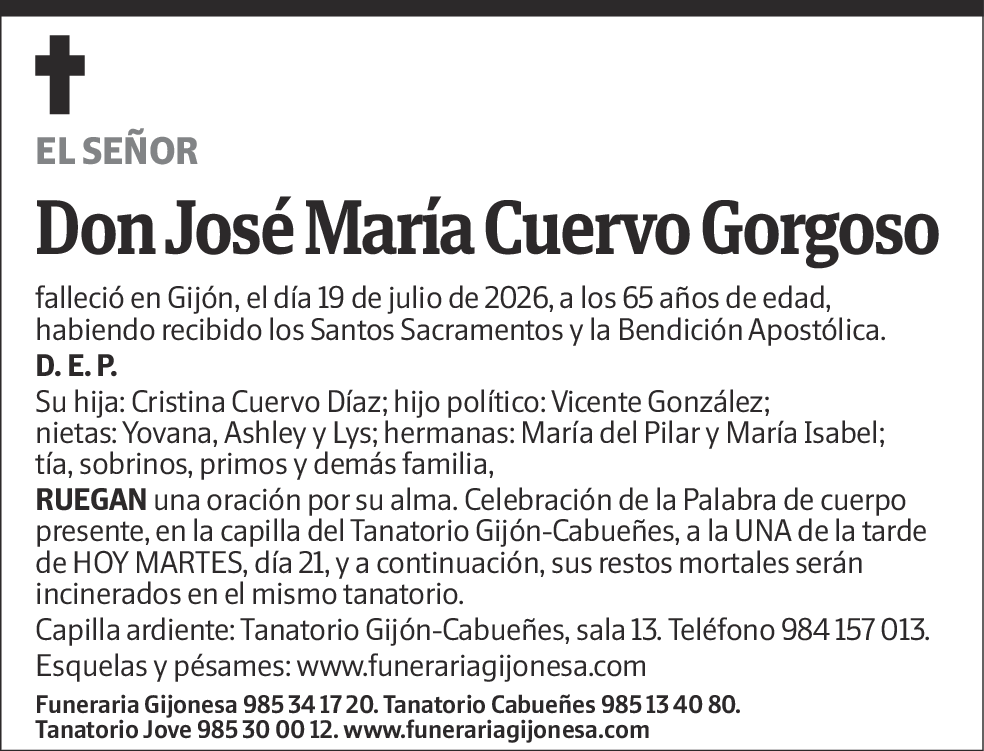 José María Cuervo Gorgoso