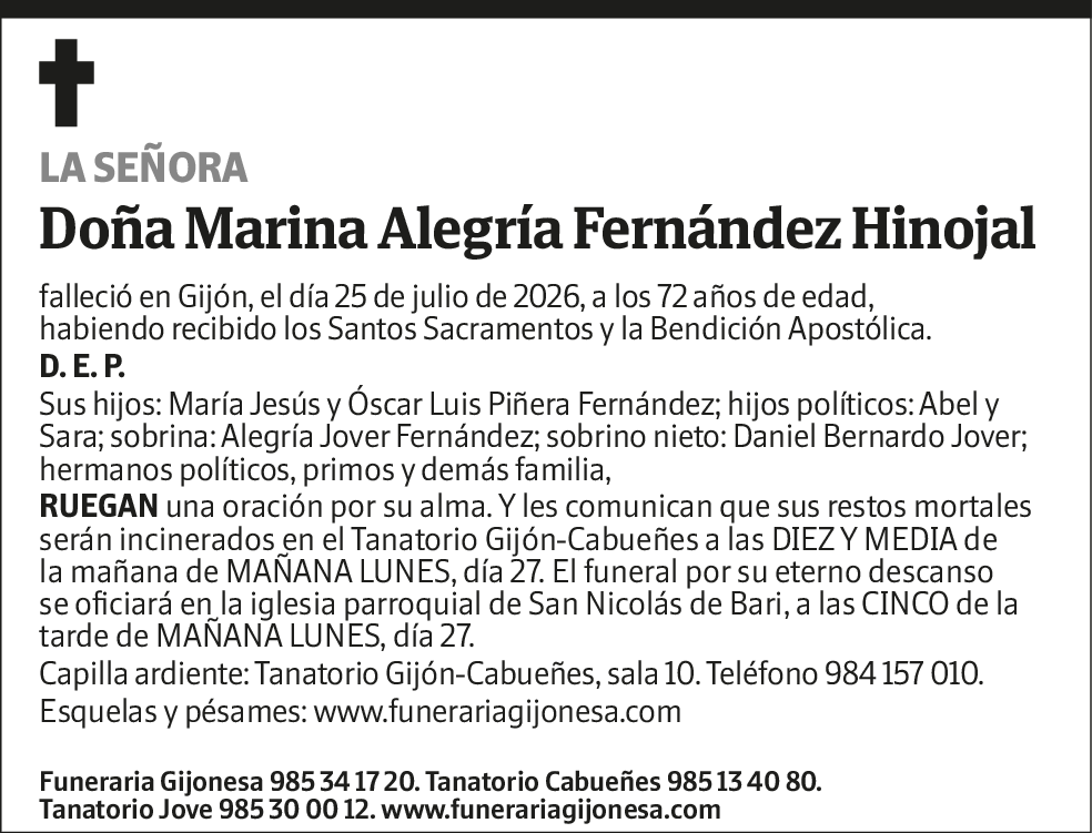 Marina Alegría Fernández Hinojal