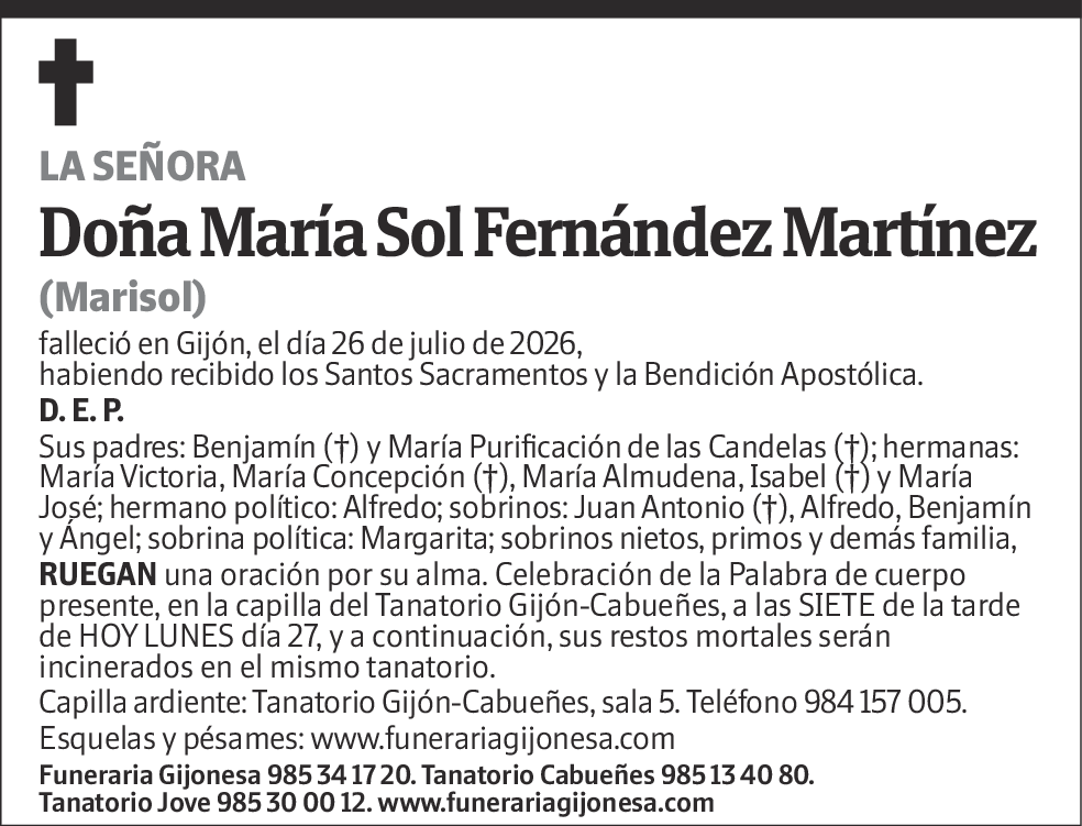 María Sol Fernández Martínez