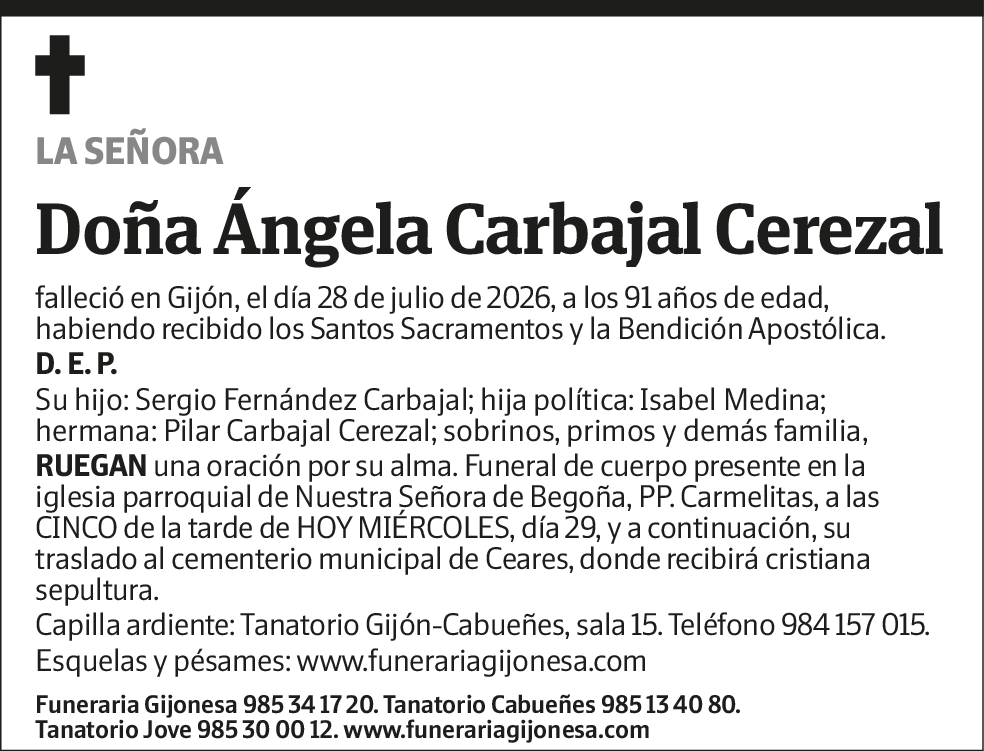 Ángela Carbajal Cerezal
