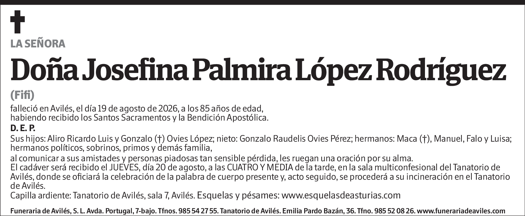 Josefina Palmira López Rodríguez