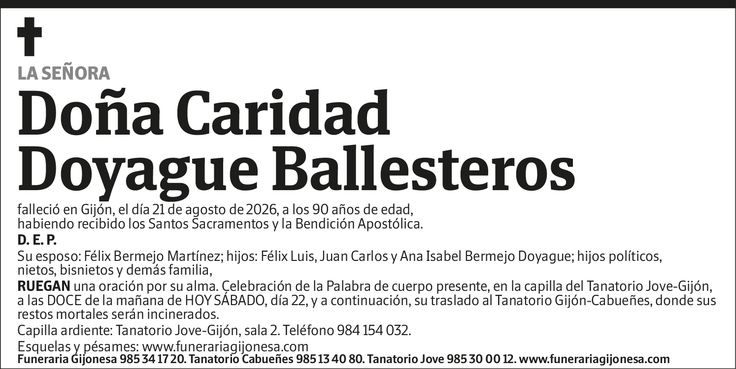Caridad Doyague Ballesteros