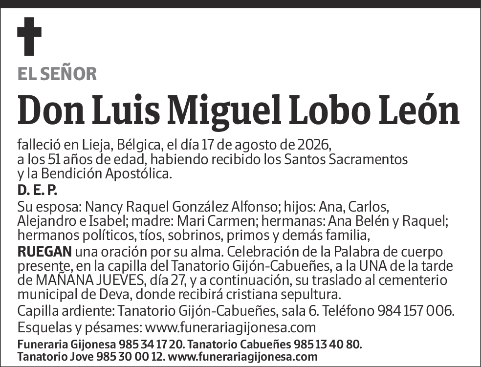 Luis Miguel Lobo León