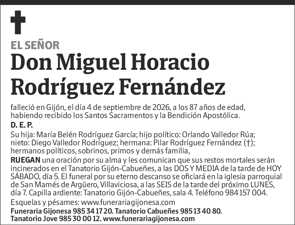 Miguel Horacio Rodríguez Fernández