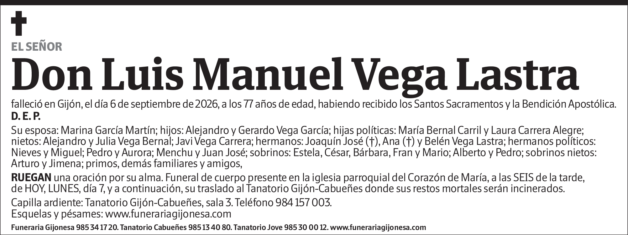 Luis Manuel Vega Lastra