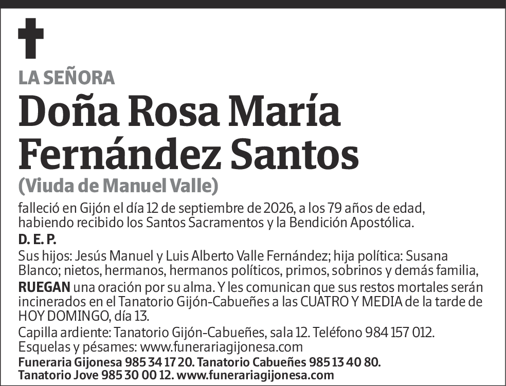 Rosa María Fernández Santos