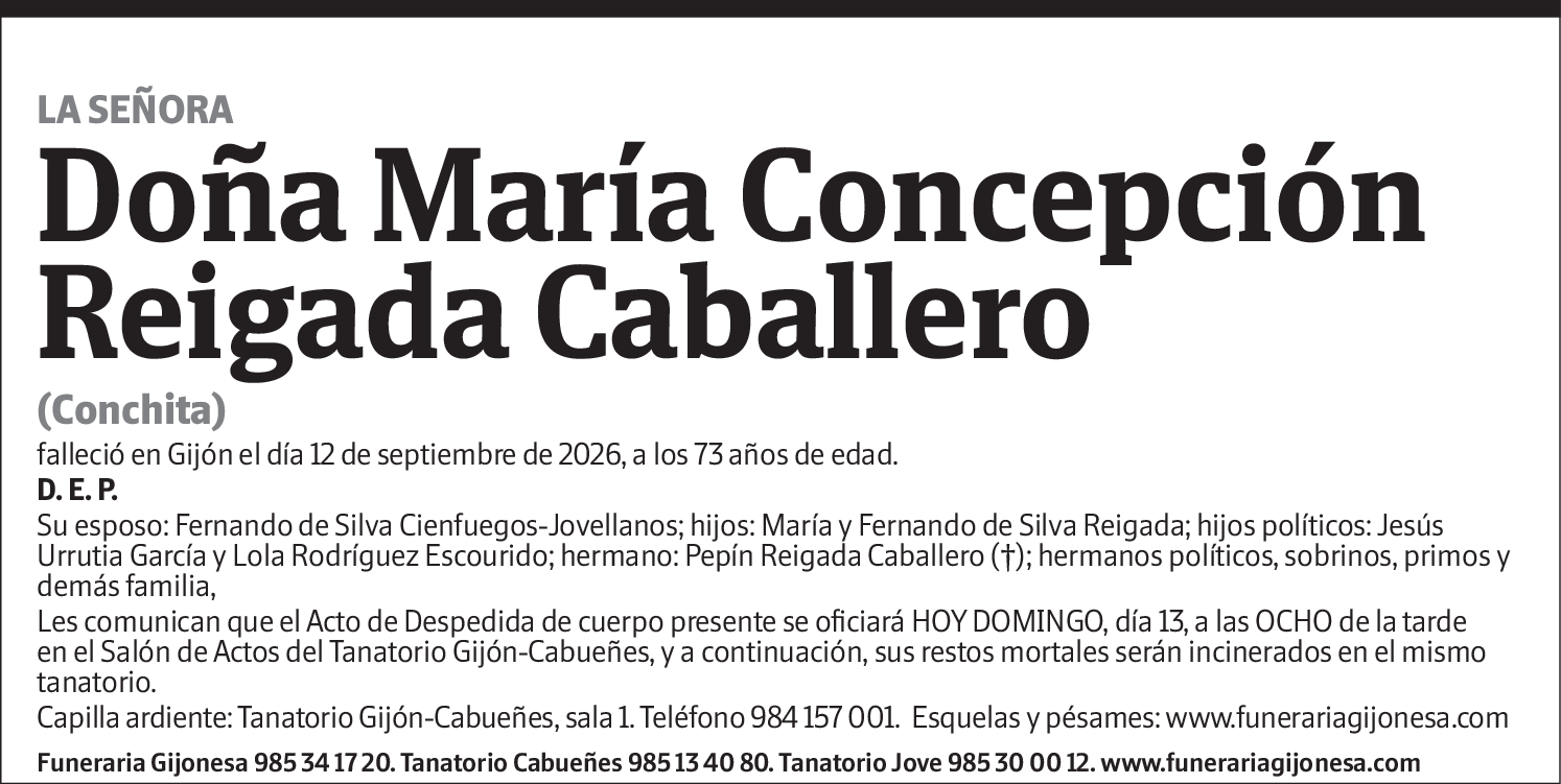 María Concepción Reigada Caballero