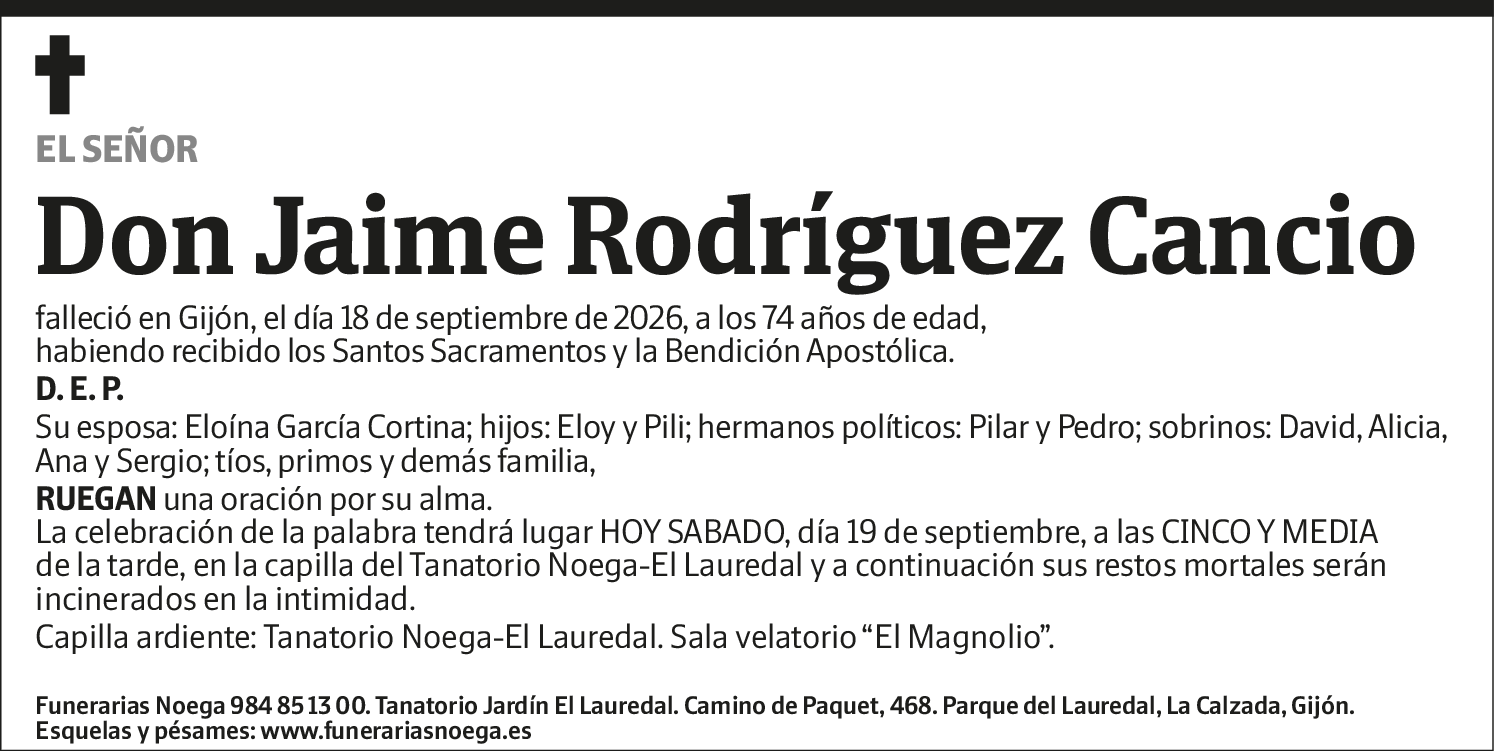 Jaime Rodríguez Cancio