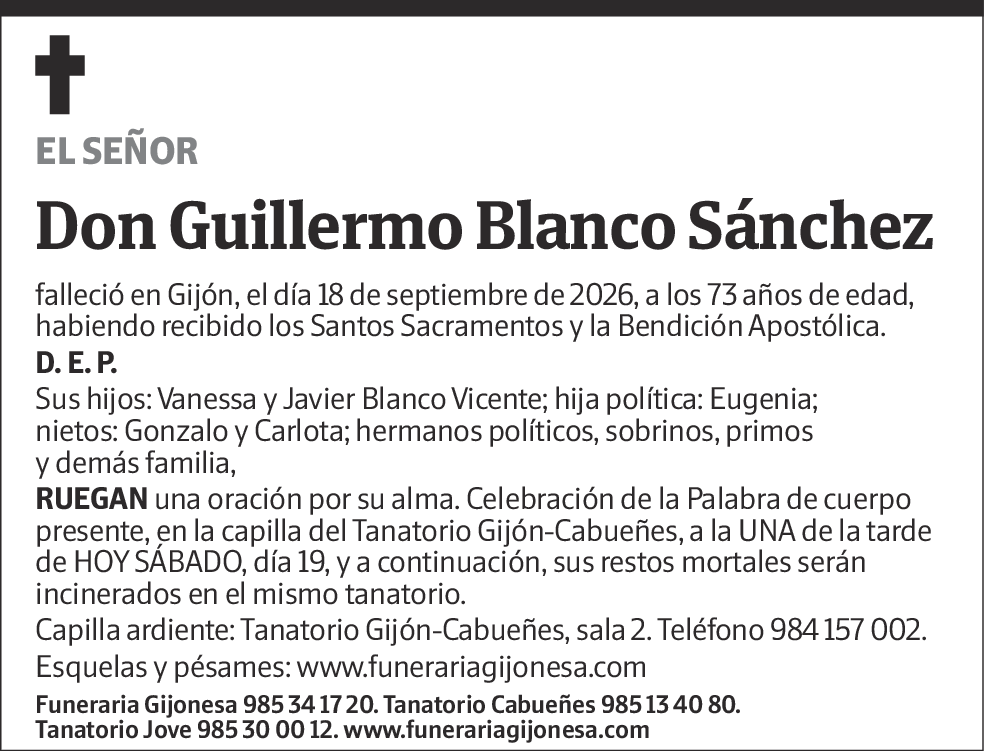 Guillermo Blanco Sánchez