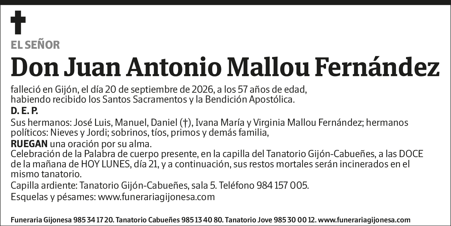Juan Antonio Mallou Fernández