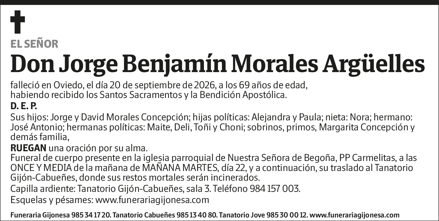 Jorge Benjamín Morales Argüelles