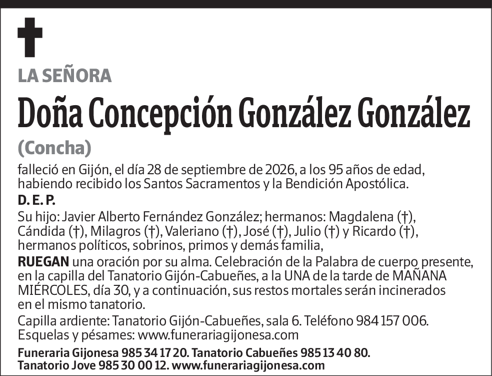 Concepción González González