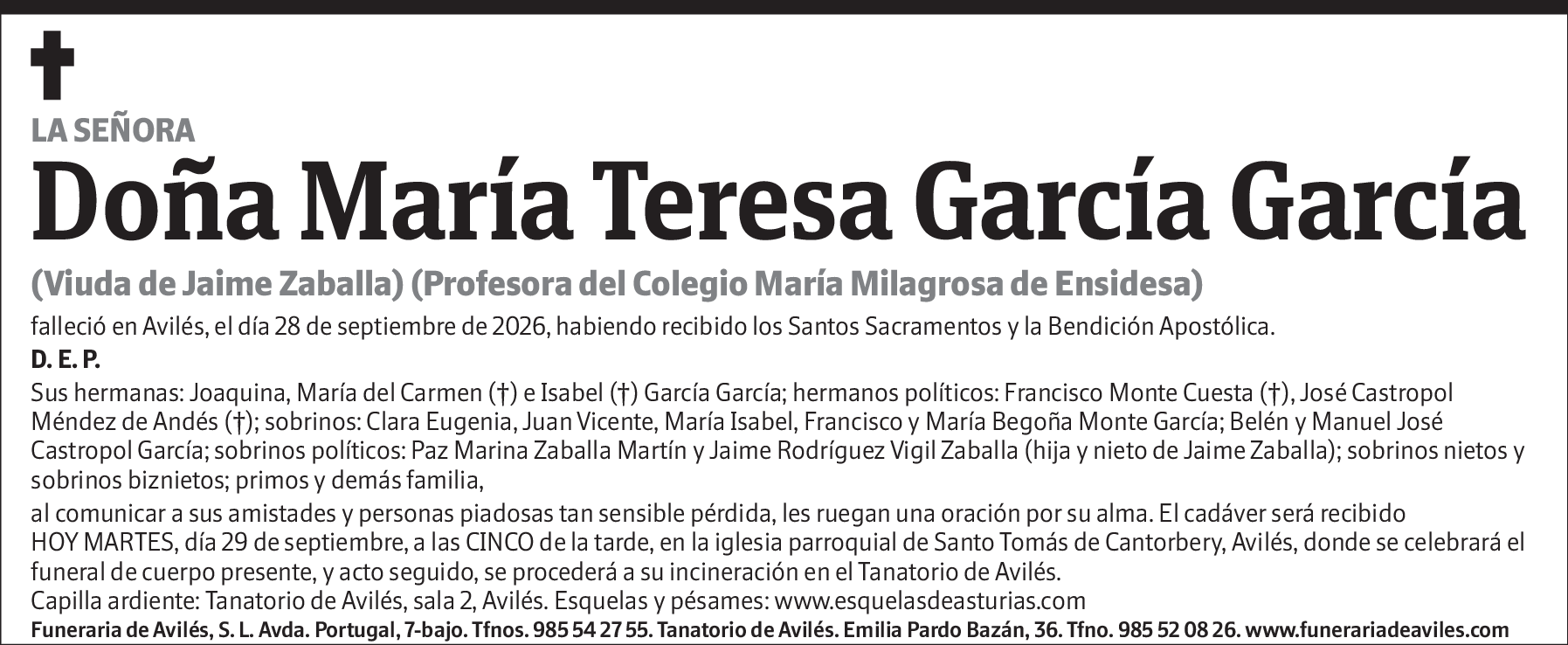 María Teresa García García