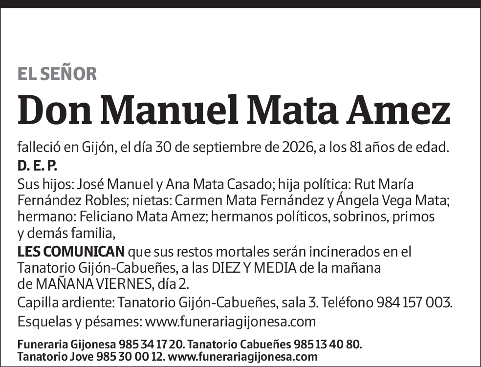 Manuel Mata Amez
