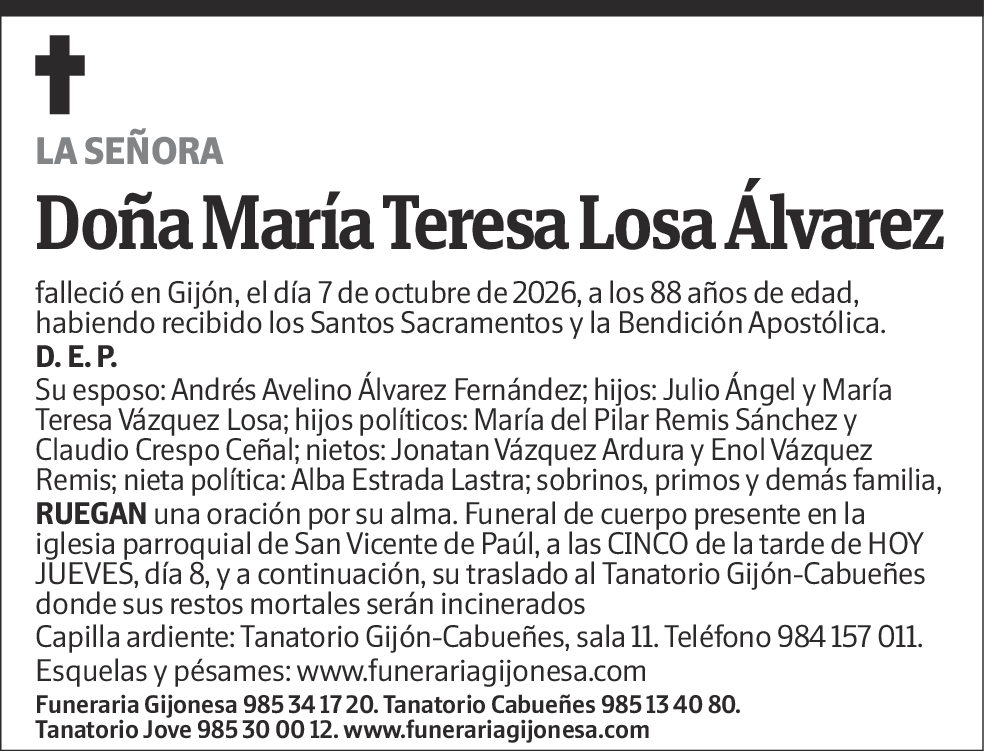 María Teresa Losa Álvarez