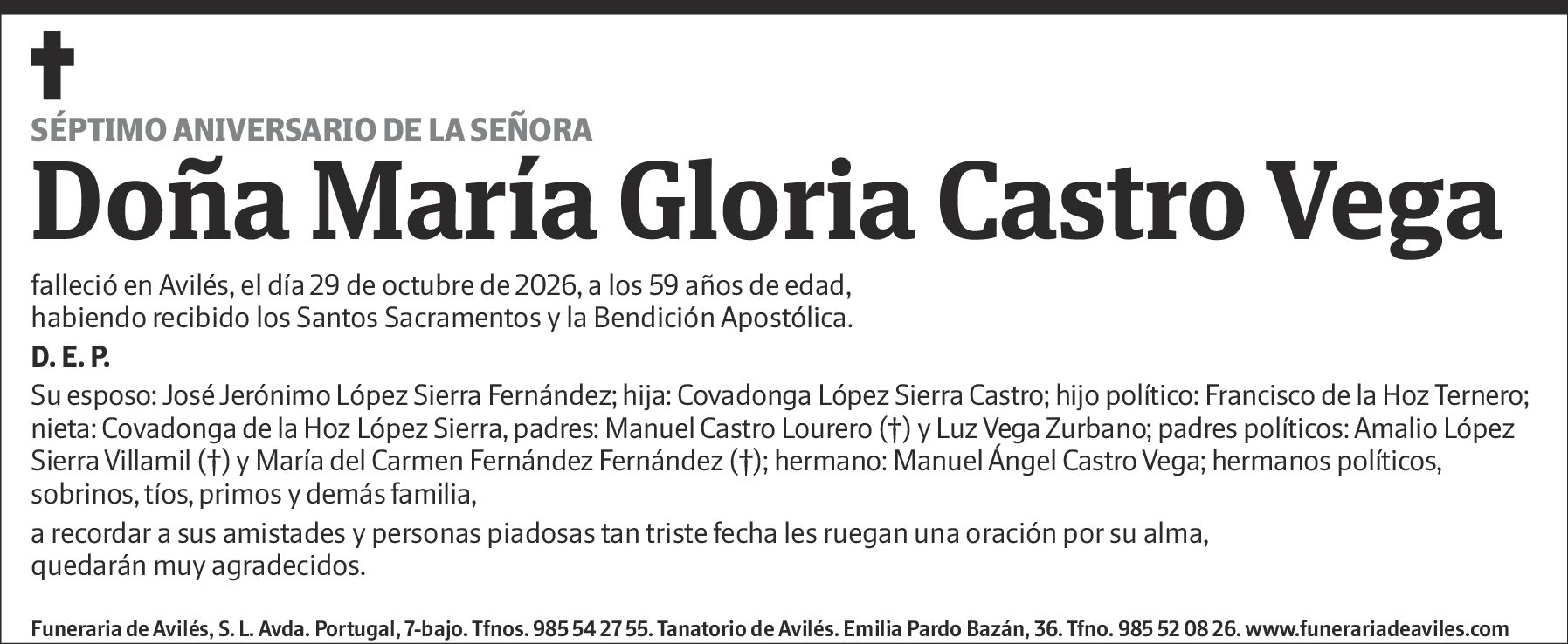 María Gloria Castro Vega