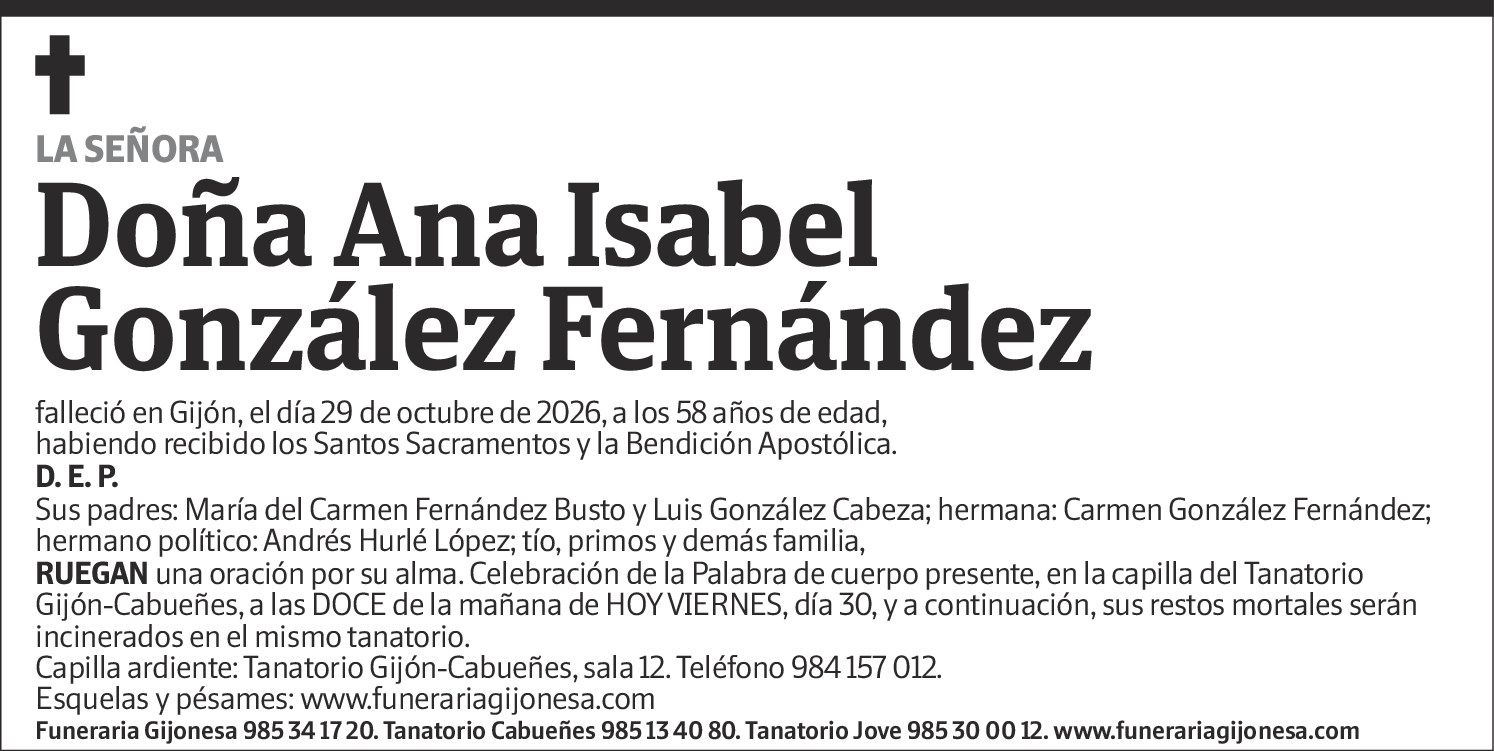 Ana Isabel González Fernández