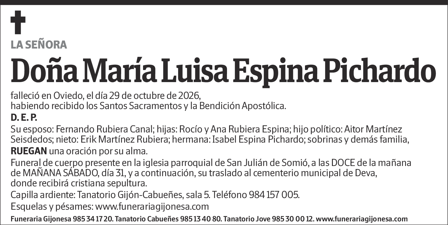 María Luisa Espina Pichardo