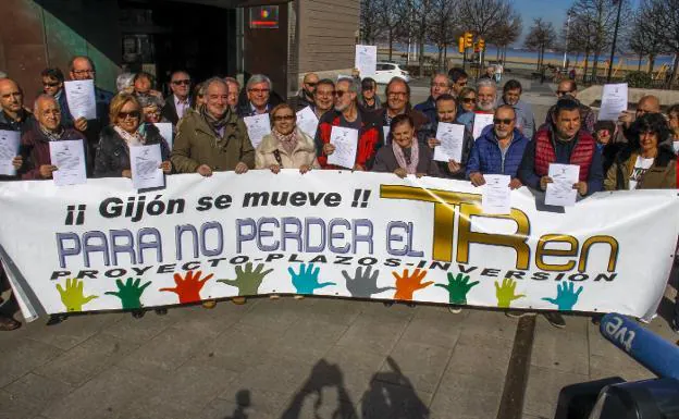 Fomento se compromete ahora a firmar el convenio del plan  de vías de Gijón antes del 28 de abril