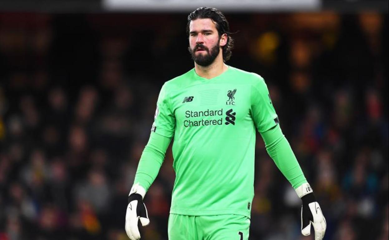 camiseta alisson liverpool