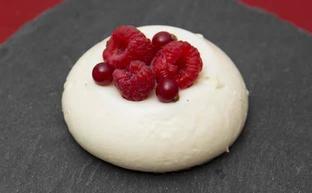 Panacotta de queso Cabrales/